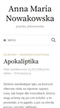 Mobile Screenshot of nowakowska.pl